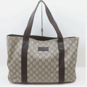 Gucci Beige and Brown Tote Bag